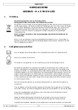 Preview for 10 page of Velleman HQ Power HQLB10002 User Manual