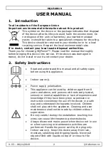 Preview for 2 page of Velleman HQ-Power HQLE10019 User Manual