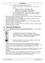 Preview for 3 page of Velleman HQ-Power HQLE10019 User Manual