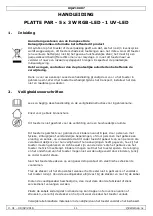 Preview for 11 page of Velleman HQ Power HQLP10007 User Manual