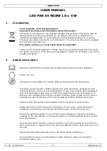 Preview for 6 page of Velleman HQ Power HQLP10020 User Manual