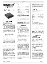 Preview for 1 page of Velleman HQ Power HQM120C User Manual