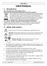 Preview for 3 page of Velleman HQ POWER HQPL10001 User Manual