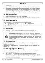 Preview for 21 page of Velleman HQ POWER HQPL10001 User Manual