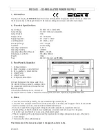 Velleman HQ POWER PS12015 Manual preview