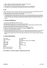 Preview for 3 page of Velleman HQ-Power VDL500SM Manual