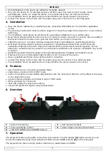 Preview for 3 page of Velleman HQ POWER VDPL404 User Manual