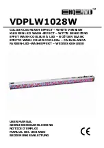 Velleman HQ POWER VDPLW1028W User Manual предпросмотр