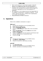 Preview for 6 page of Velleman HQMC10004 User Manual