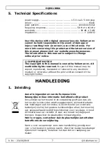 Preview for 7 page of Velleman HQMC10004 User Manual