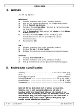 Preview for 9 page of Velleman HQMC10004 User Manual