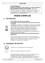 Preview for 10 page of Velleman HQMC10004 User Manual