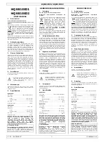 Velleman HQSB10001 User Manual preview