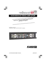 Velleman K4005B Illustrated Assembly Manual preview