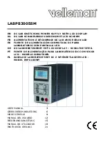 Velleman LABPS3005SM User Manual preview