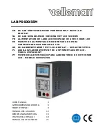 Velleman LABPS6005SM User Manual предпросмотр