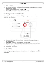 Предварительный просмотр 7 страницы Velleman LABPSHH01 User Manual