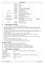 Preview for 21 page of Velleman Luxibel CUBIX VDPL302FD User Manual