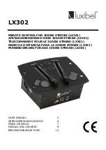 Velleman luxibel LX302 User Manual предпросмотр