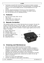 Предварительный просмотр 3 страницы Velleman luxibel LX302 User Manual