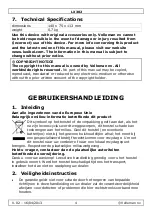 Preview for 4 page of Velleman luxibel LX302 User Manual