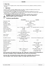 Preview for 7 page of Velleman MICW70 User Manual