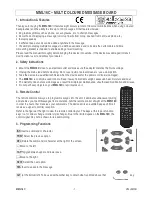 Velleman MML16C Manual предпросмотр