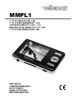 Velleman MMPL1 User Manual предпросмотр