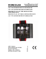 Velleman MONCOLH2 User Manual preview