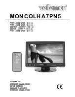 Предварительный просмотр 1 страницы Velleman moncolha7pn5 User Manual