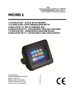 Velleman MOND1 User Manual предпросмотр