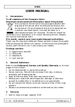 Preview for 3 page of Velleman MVR5 User Manual