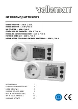 Velleman NETBPEM3 User Manual preview