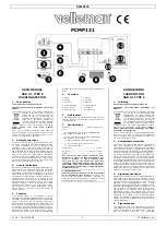 Velleman PCMP131 User Manual preview