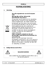 Preview for 7 page of Velleman PCMP44 User Manual