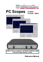 Velleman PCS500 Reference Manual предпросмотр