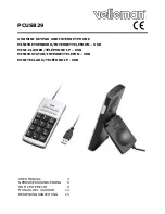 Velleman PCUSB29 User Manual preview