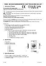 Preview for 1 page of Velleman PCUSB9 Manual