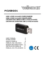 Velleman PCUSBGO1 User Manual preview