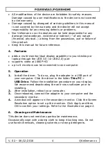 Preview for 4 page of Velleman PCUSBVGA3 User Manual