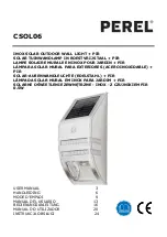 Velleman Perel CSOL06 User Manual preview