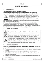 Preview for 3 page of Velleman Perel CSOL06 User Manual