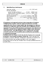 Preview for 12 page of Velleman Perel CSOL06 User Manual