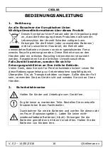 Preview for 16 page of Velleman Perel CSOL06 User Manual