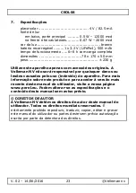 Preview for 23 page of Velleman Perel CSOL06 User Manual