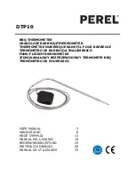 Preview for 1 page of Velleman PEREL DTP10 User Manual