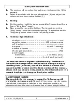 Preview for 10 page of Velleman Perel EDM1 User Manual