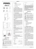 Preview for 1 page of Velleman PEREL EMS113 User Manual