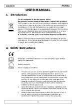 Preview for 2 page of Velleman PEREL GIKLED09 User Manual