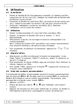 Preview for 10 page of Velleman Perel LEDS20RGB User Manual